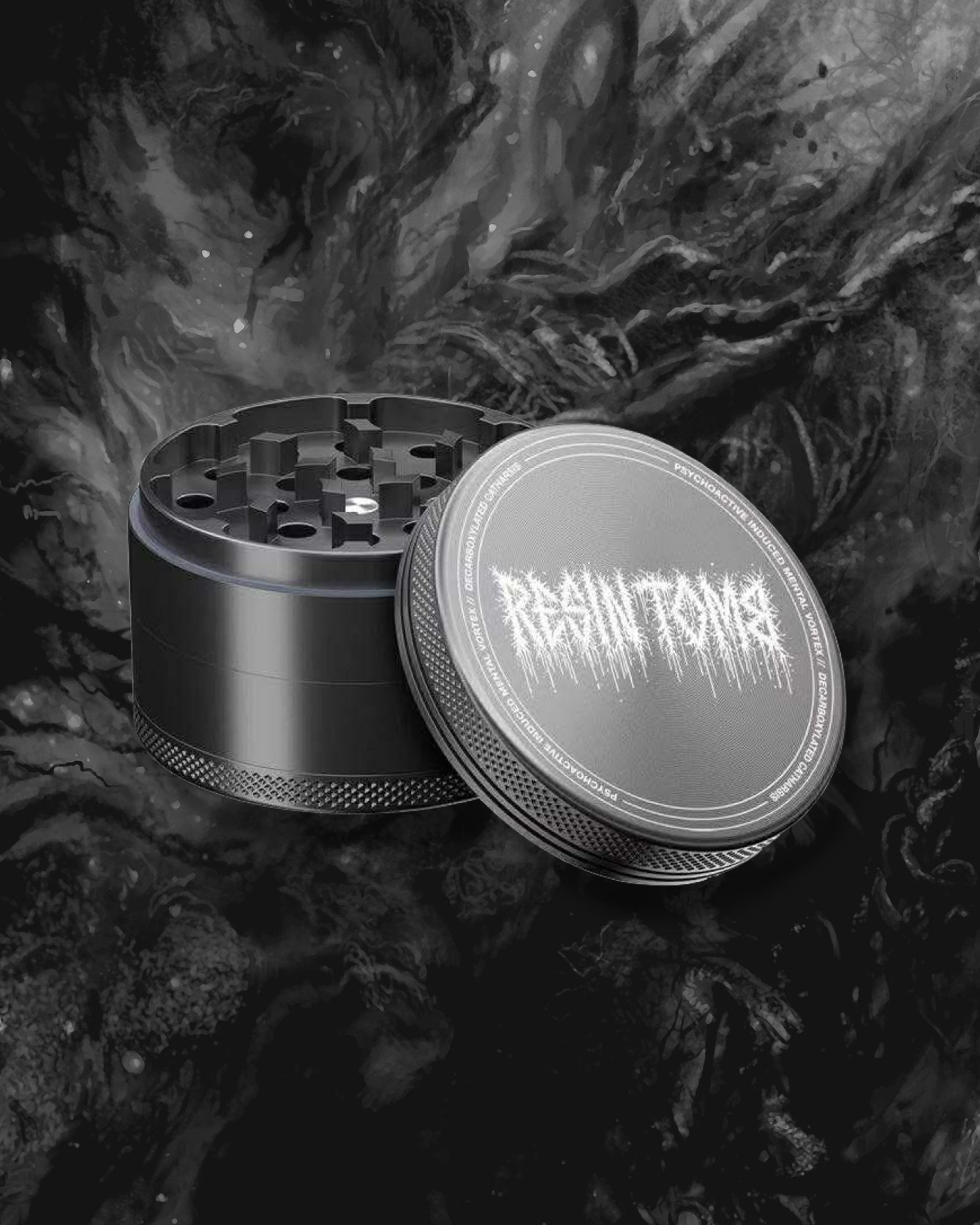The Resin Tomb - 4 Piece Aluminium Grinder